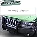HECASA Front Bumper Brush Guard Compatible with 1999-2004 Jeep Grand Cherokee Powder Coated Steel Grille Guard, NN1204, Black
