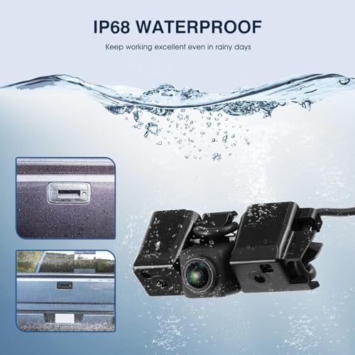 Image of Rear View Backup Reverse Camera Fit for Chevrolet Silverado Cheyenne Fit for GMC Sierra 1500 2500 HD 3500 HD 2014 2015,Safety Parking Back Up Assist Camera OE Number 23306741 22803702