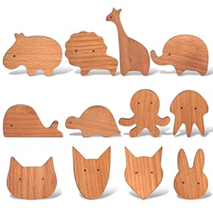 Auped MBS-02 Tierformen Holzknöpfe 12 Stk