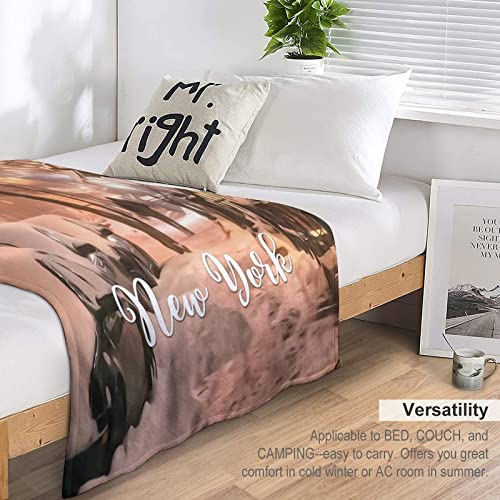 Couverture polaire New York réversible, le cadeau de maison idéal