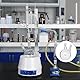 Labasics Glas 500ml Rundkolben mit 2 Hals RBF, 2 Neck Round Bottom Flask mit 24/40 Mittlerer und Seiten Konus Joint - 500ml