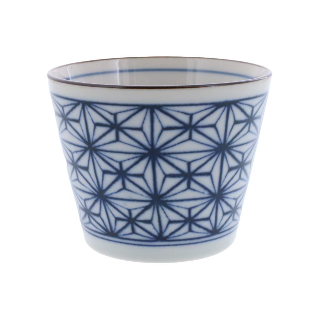Buckwheat Stained Dipping Cup with Japanese Crest