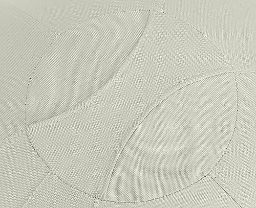 Leitz Ergo Active Sitzball mit Anti-Wegroll-Funktion, Ergonomische Alternative zum Bürostuhl, Gymnastikball, 65 cm Durchmesser, Stoffbezug, Für Büro oder Home Office, Ergo-Serie, Hellgrau, 65420085