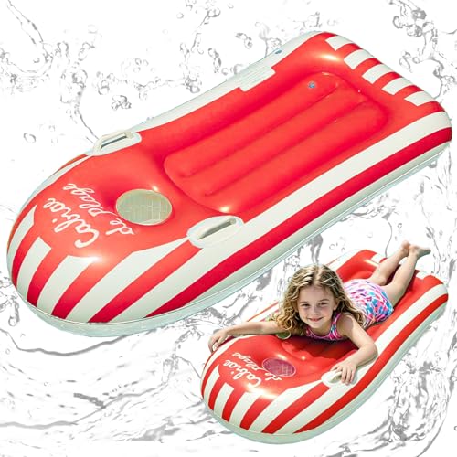 Tavole da Surf Gonfiabile, Shyllin Bodyboard Gonfiabile con Manici, Tavola