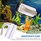Aquarium Magnet Scheibenreiniger Aquarium Glasreiniger mit Abnehmbarem Schabern, Aquarium Reinigungs Magnet Bürste für Fischglasbecken (S)
