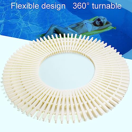 Grilles de drainage piscine anti-obstruction en ABS robuste