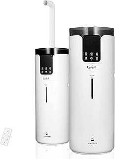 Humidificateur LACIDOLL 16L Grandes pièces jusqu'à 100 ㎡, Remplissage supérieur à ultrasons, Humidificateur à vapeur froide, Convient pour la saison sèche