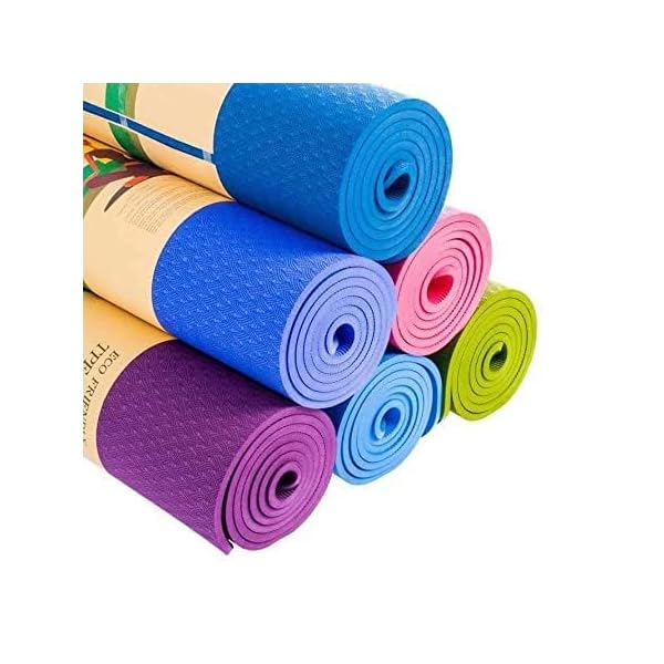 Yoga Exercise Eva Mat WIth Strap 4 mm - Image 3