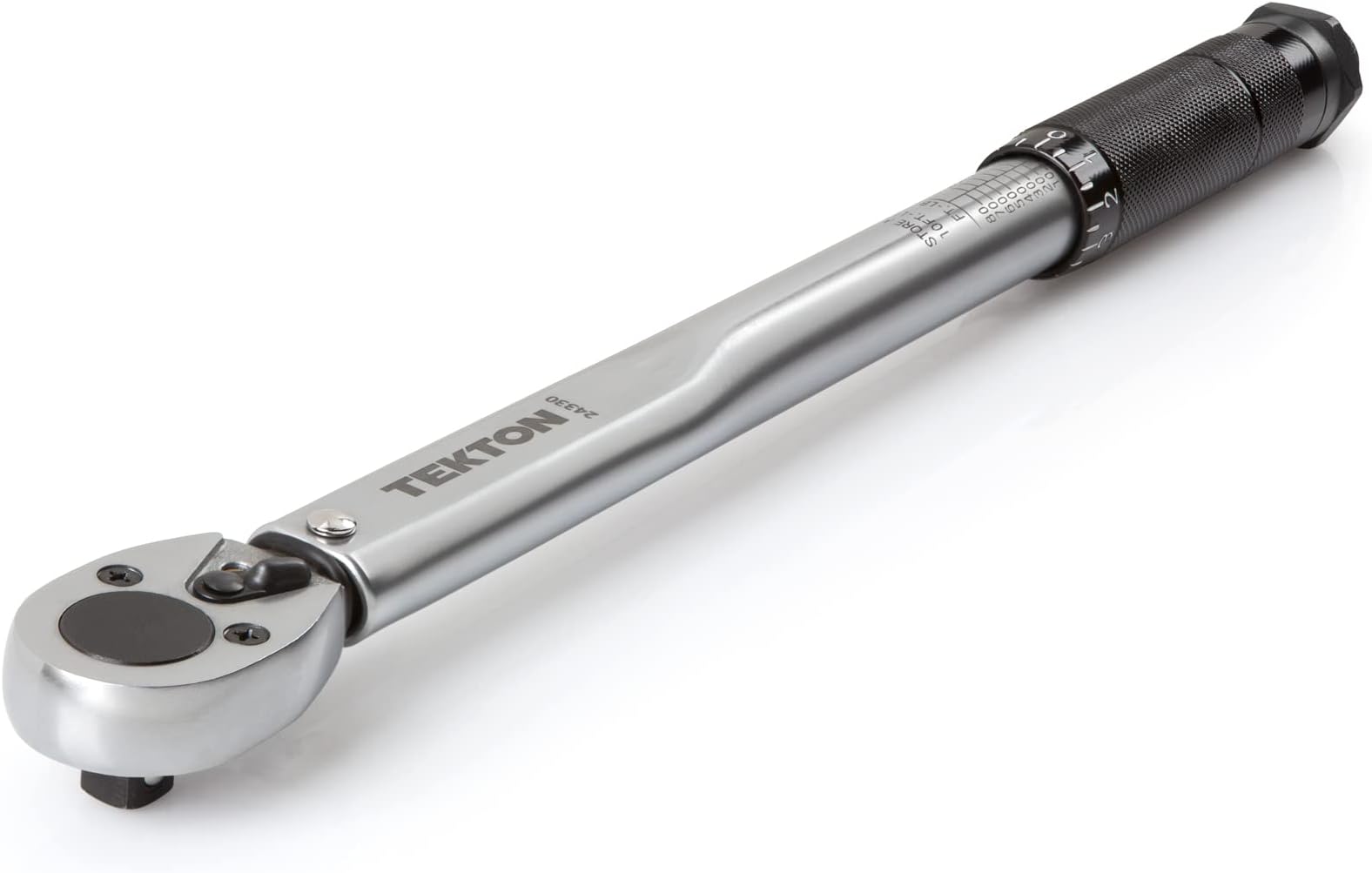 TEKTON 24330 3/8-Inch Drive Click Torque Wrench (10-80 in/lb./13.6-108.5 Nm)