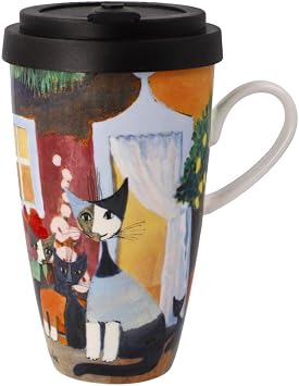 Goebel Artist Mug with Lid UNA Bellissima Giornata - Rosina Wachtmeister