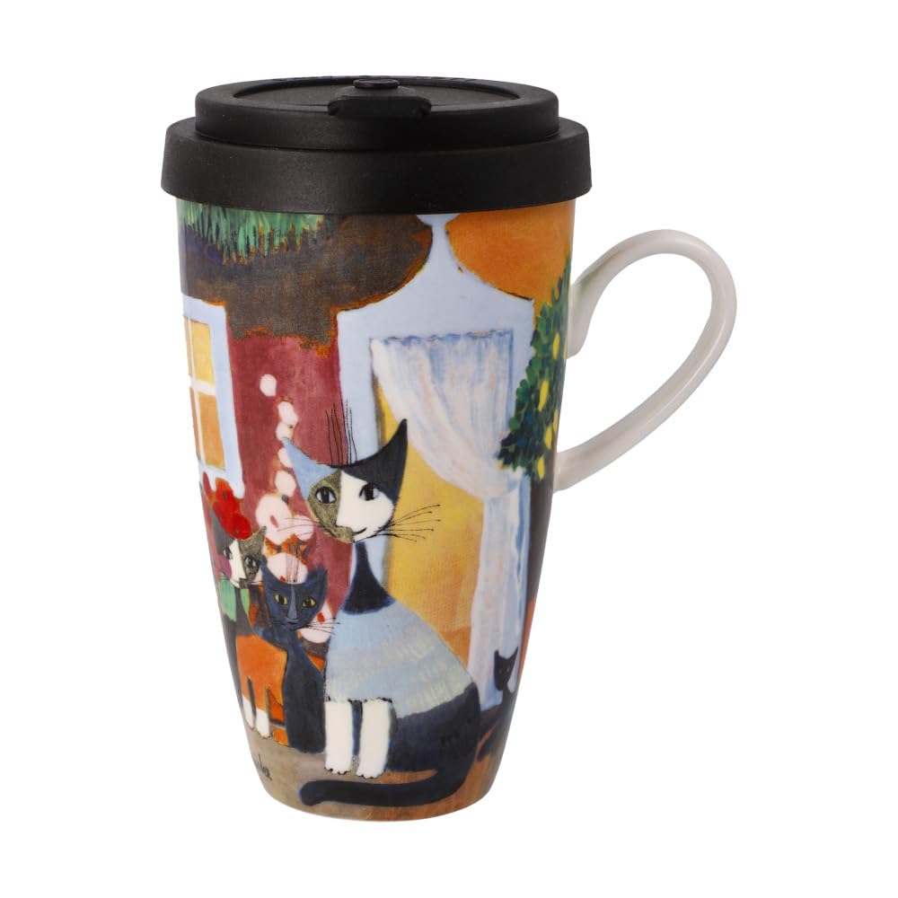 Goebel Artist Mug with Lid UNA Bellissima Giornata - Rosina Wachtmeister