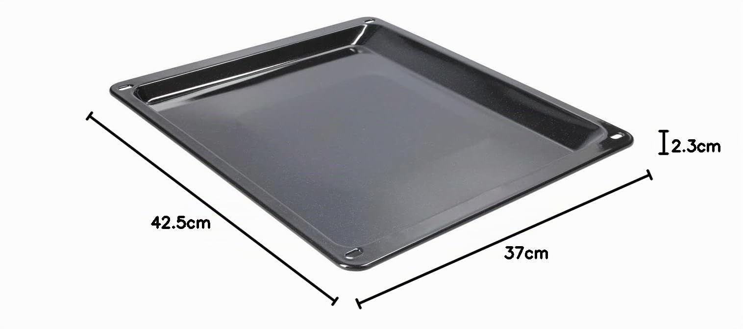 PLAT LÈCHE-FRITE ÉMAILLÉ 425x370x23mm POUR FOUR IKEA - AEG - ELECTROLUX