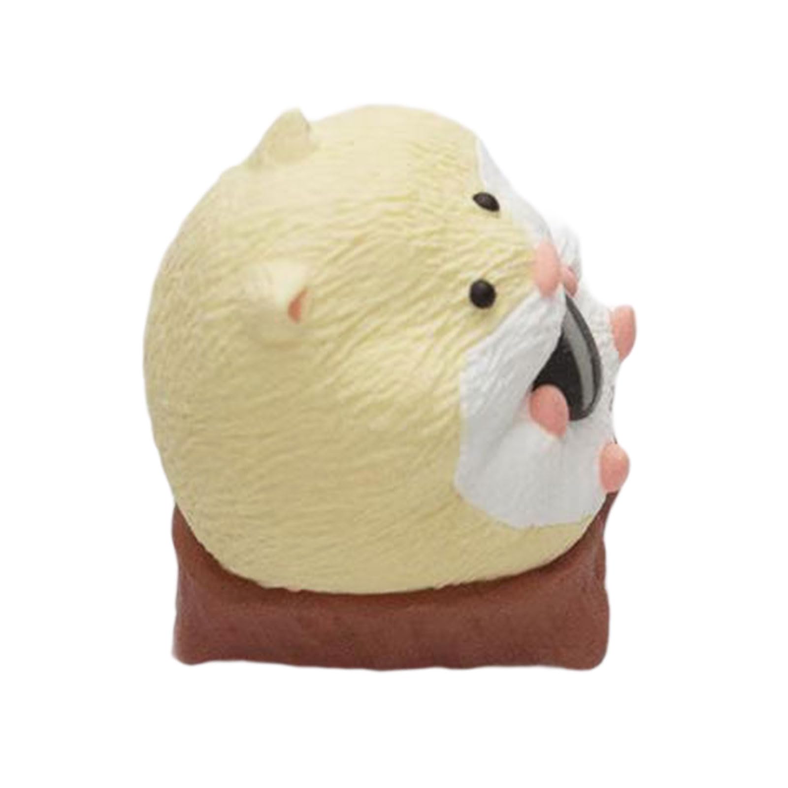 Jazuaiao Hamster Theme Resin Keycaps for Mechanical Keyboards Caps Durability Smooth and Comfort Typing Hamster Themed Resin Keycaps
