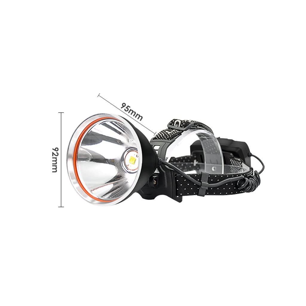 Czołówki， Latarka LED Akumulator, lekka latarka czołowa Latarka czołowa Lampa ksenonowa Head-Mounted Glare Latarka akumulatorowa Nocne wędkowanie Outdoor Led Miner Headlamp Strona główna Zewnętrzne re