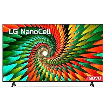 Smart TV 55" 4K LG NanoCell 55NANO77SRA Bluetooth ThinQ AI Alexa Google assistente Airplay 3 HDMI