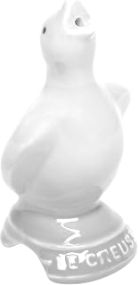 Stoneware Pie Bird, 3.25", White