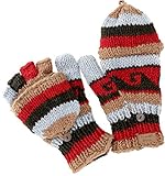 Die Handschuhe sind mit Fleece gefüttert, dehnen sich und passen sich gut der Handform an