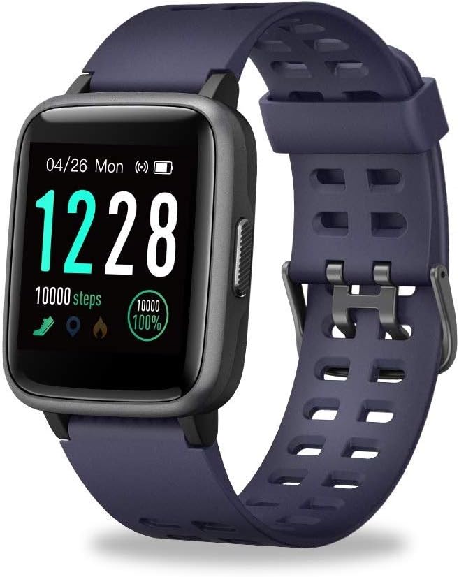 Smart Watch, Color Touch Screen Fitness Trackers with Heart Rate/Sleep Monitor, Waterproof IP68 Fitness Watch with Pedometer Step Counter Stopwatch Activity Tracker for Men Women for iPhone Android