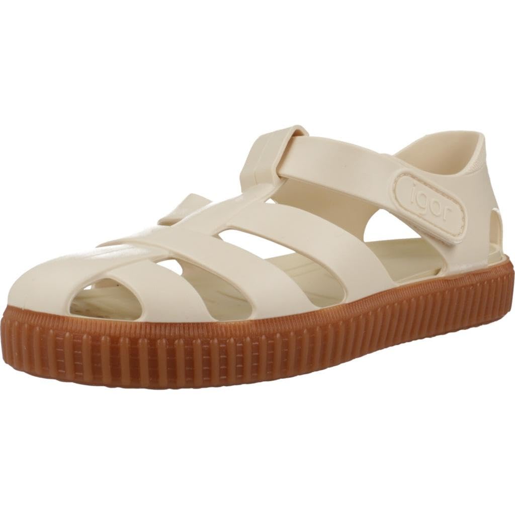 Igor Cangrejeras Tipo Zapatillas Suela Caramelo Size 24 Color Blanquecino