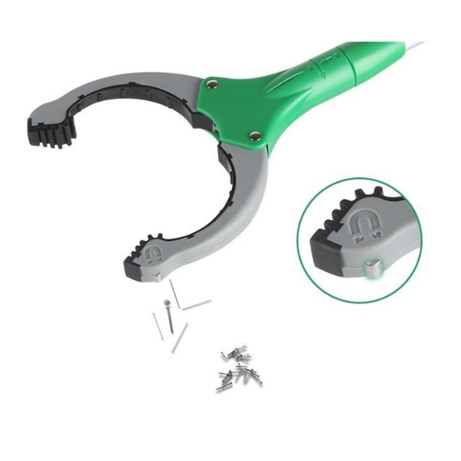 Pinza Raccogli Oggetti Resistente Grabber Reacher Tool Raccoglitore di Rifiuti Pick Up Stick con Impugnatura Magnetica Antiscivolo Pinza Antiscivolo