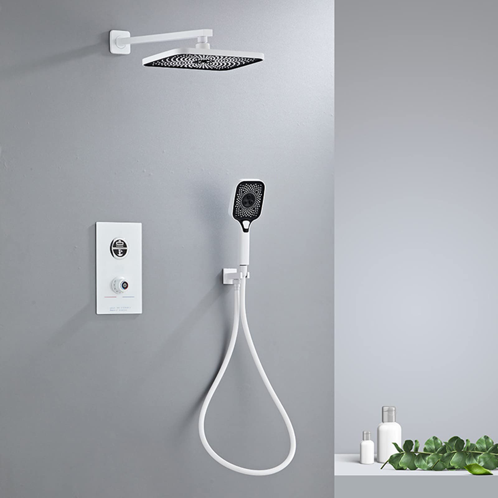 Ensemble de mélangeur de douche pour une salle de bain esprit spa moderne