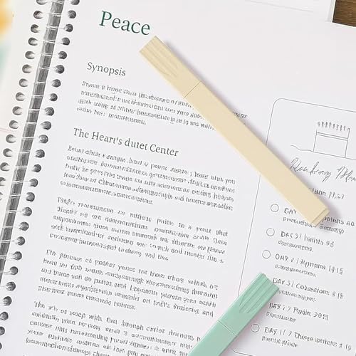 52-Week Bible Reading Journal, Weekly Scripture Study Planner Notebook for