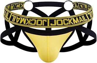 JOCKMAIL Mesh Breathable Jockstrap Athletic Supporters for Men Jock Strap Male Underwear