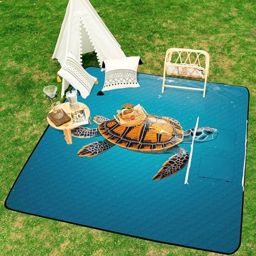 Couverture imperméable pliable avec fermeture éclair bâche de plage - 7