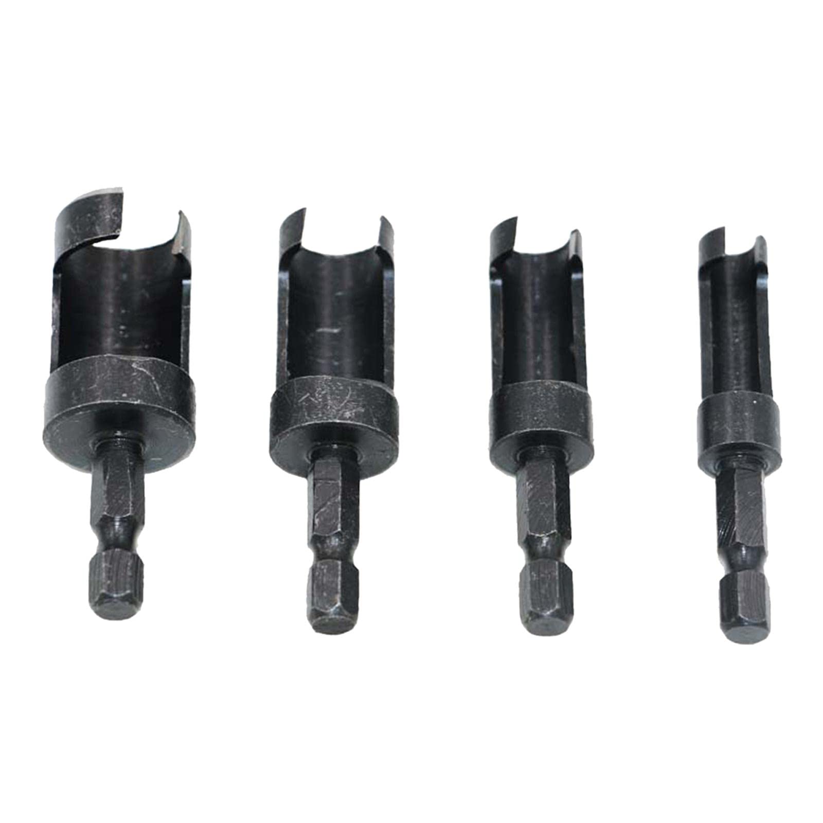 Qianly 5x 4 Brocas de Corcho para, para Agujeros Avelnados