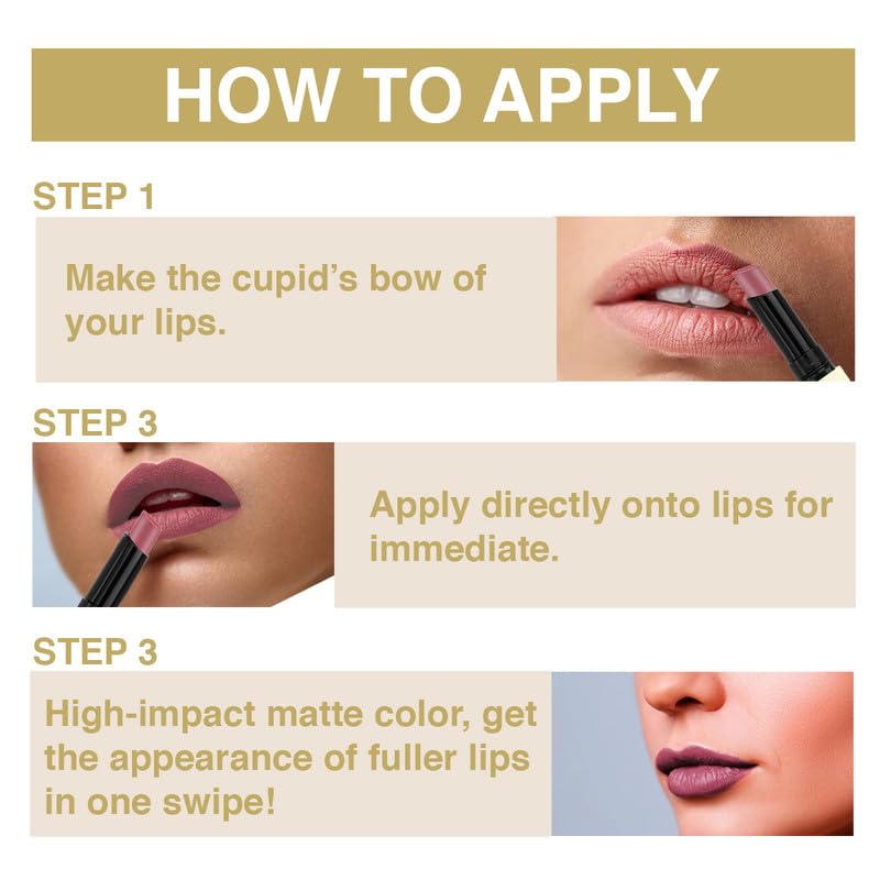 Image of INSIGHT Professional Air Matte Lipstick | Smooth Finish | All Day Comfort | Infused with Rosehip Oil and Avocado Butter | One Swipe Color - (Rapunzel) (3g)