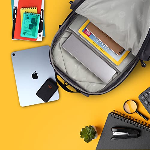 Image of Montana 39 Ltrs School Laptop Backpack (Grey-Pink), One Size (LBPMNTNA0407)