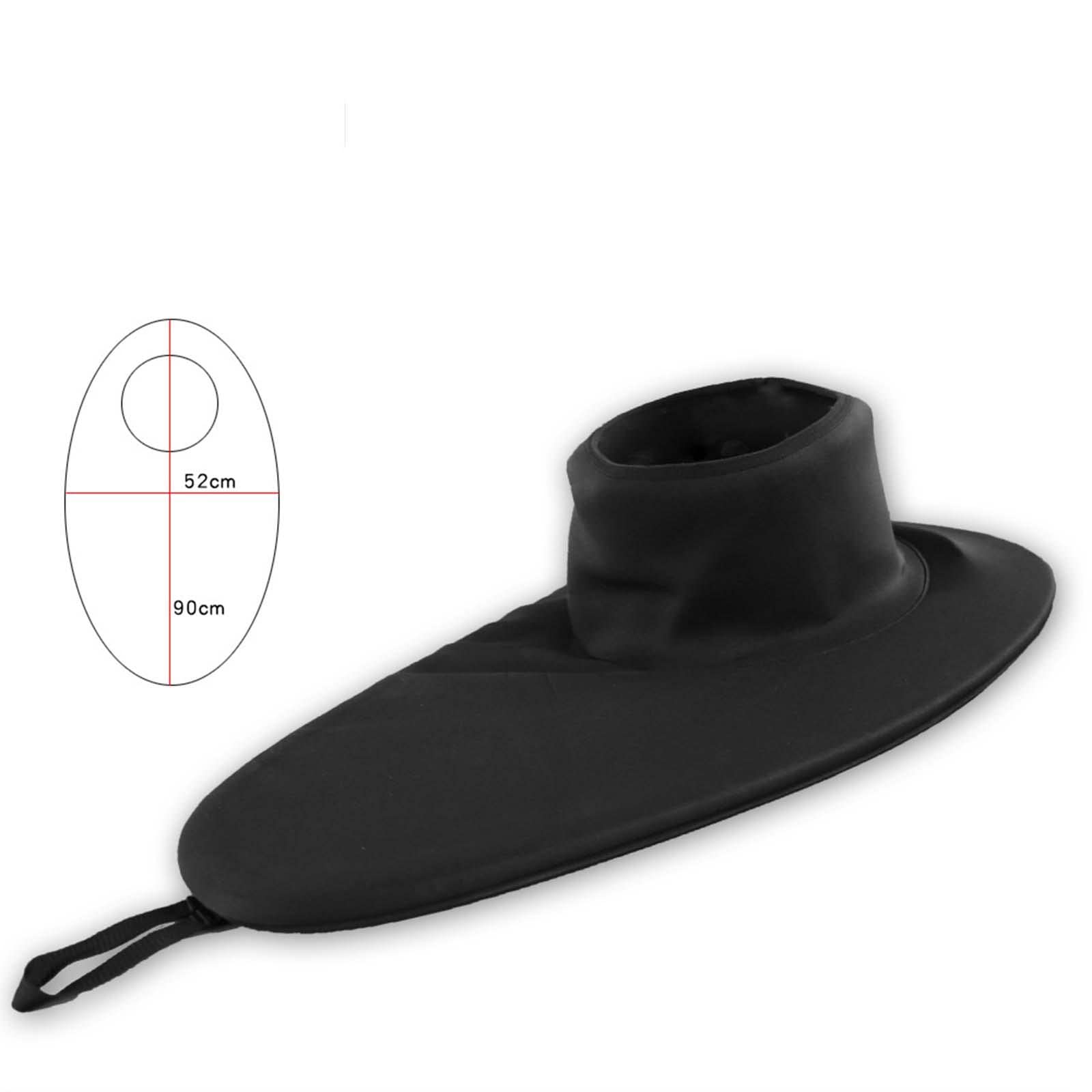 Harilla Universal-Kajak-Spray-Sprayskirt, wasserdichte Abdeckung, verstellbares Neopren zum Paddeln, Kajakfahren, Wassersport, Kanuausrüstung