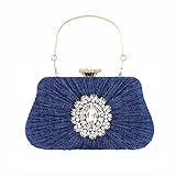 👛 Ocasiones adecuadas: el hermoso bolso de mano es perfecto para fines de semana, bodas, fiestas nocturnas, bailes, cócteles, fiestas u ocasiones formales, etc. Será un regalo perfecto de Navidad / cumpleaños para su amante, novia, hija.