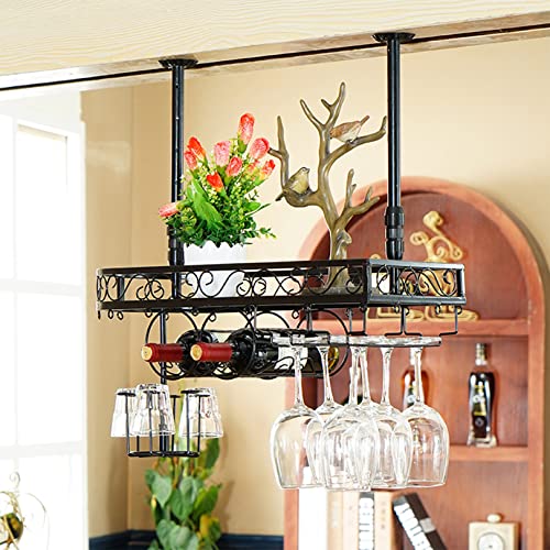 Support de bouteille de vin à hauteur réglable pour optimiser les petits espaces - 3