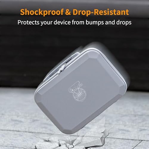 Flip Case For DJI Flip Fly More Combo Hard Case, PU Leather Portable Shoulder Bag, Waterproof Travel Box Can Storage RC2/RC-N3 Remote/7 Batteries/Charging Hub/65W Charger/Drone Accessories