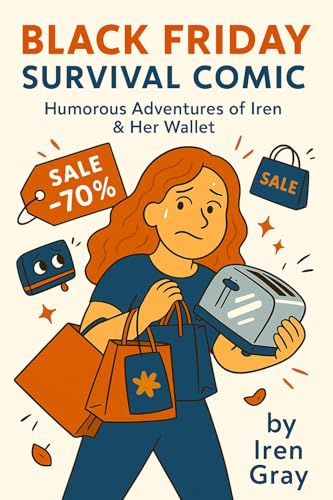 BLACK FRIDAY SURVIVAL COMIC: Humorous Adventures of Iren & Her Wallet (The Comedy of Choices: Irrational Me)
