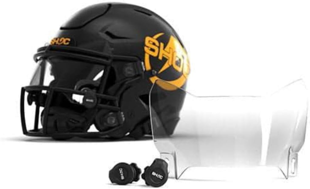 SHOC Zero G Plus Football Visor | #1 Football Helmet Visor, SHOC Visor Fits Most Helmets, Youth & Adult