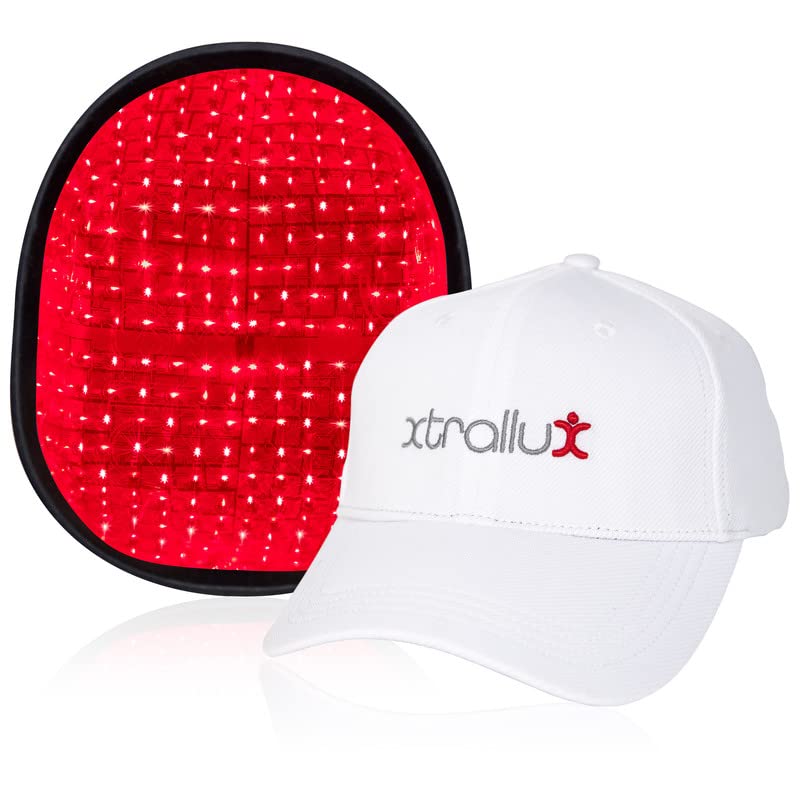 Xtrallux Super Plus - Gorra láser para crecimiento del cabello con 276 láseres - Tiempo de tratamiento de 6 minutos para adelgazar el cabello