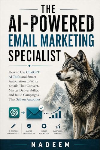The AI-Powered Email Marketing Specialist: How to Use ChatGPT, AI Tools and Smart Automation to Write Emails That Convert, Master Deliverability, and ... ... Workflow Guides for Professionals Book 2)