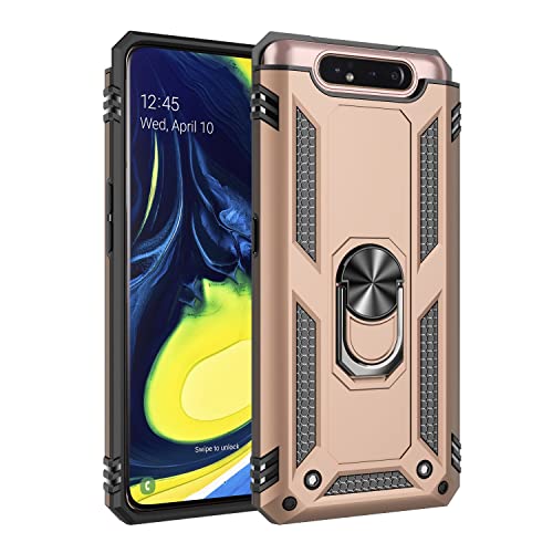 Durevole e di lunga durata Protezione del telefono Compatible with Samsung Galaxy. A80 / A90. Case Mobile Phone con custodia a porta ad anello magnetico, protezione antiurto resistente Compatible with Samsung Galaxy A80 / A90 a