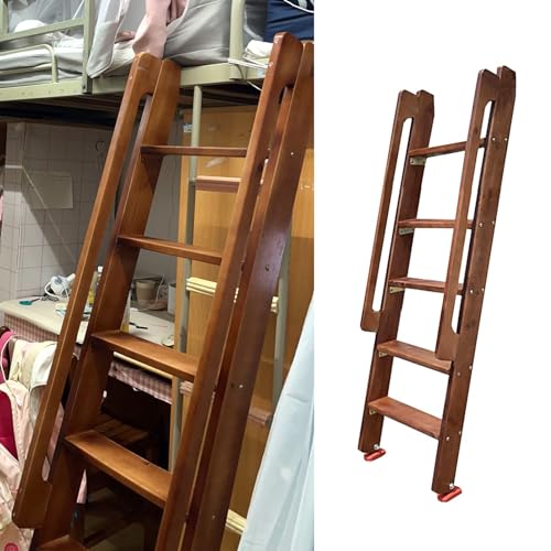 Escalera de madera para cama de RV y dormitorios con literas dobles 2