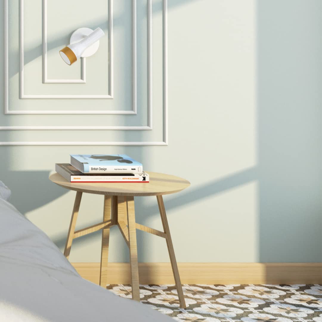 TWE Tucci Wood Essence Battiscopa Legno Verniciato Naturale Rovere Moderno per Interni Made in Italy Resistente a Lavaggi al 100% Confezione x1 (10x70x2400) mm