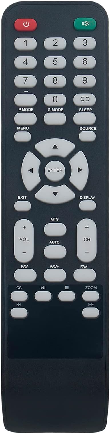 BeyutionRCS00001 Replace Remote Control fit for SANSUI LED TV SLED4216 SLED4319 SLED5018 SLED5019 SLED5515 SLED5516 SLED6517 S32D1117 SF4019N18 SLED5015 S50P28U S50V1UA SLED3215 SLED3915 SLED2815