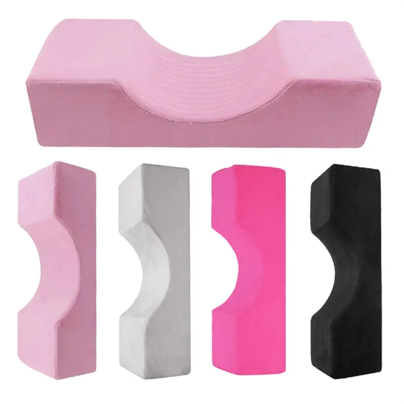 Oreiller Pour Extensions De Cils - Soutien Cou Et Dos - Taille 50x20x12 Cm - Flanelle Et Coton élastique