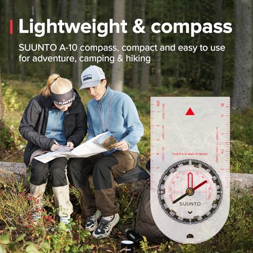 Image of SUUNTO A-10 Compass: Compact, simple to use recreational hiking compass
