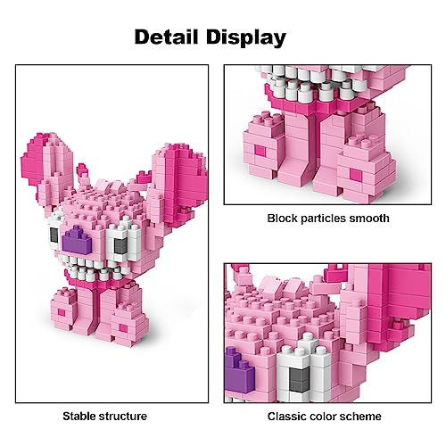 Sykerout Stitch Cartoon Mini Bricks Set, Lilo e