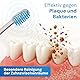 emmi-dent Metallic Ultraschallzahnbürste Holografik – Elektrische Zahnbürste ohne Schrubben mit 96 Mio. Schwingungen – Sanfte Reinigung – Starter-Set mit Aufsteckbürsten & Zahncreme