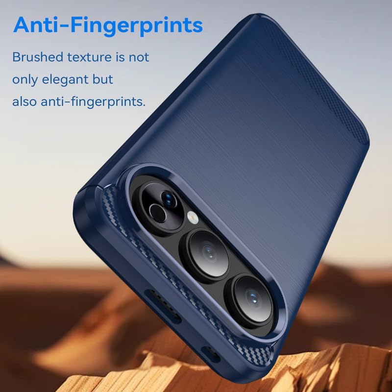 Image of Basic Case for Honor 500 /500 Pro (Carbon Fibre Blue)