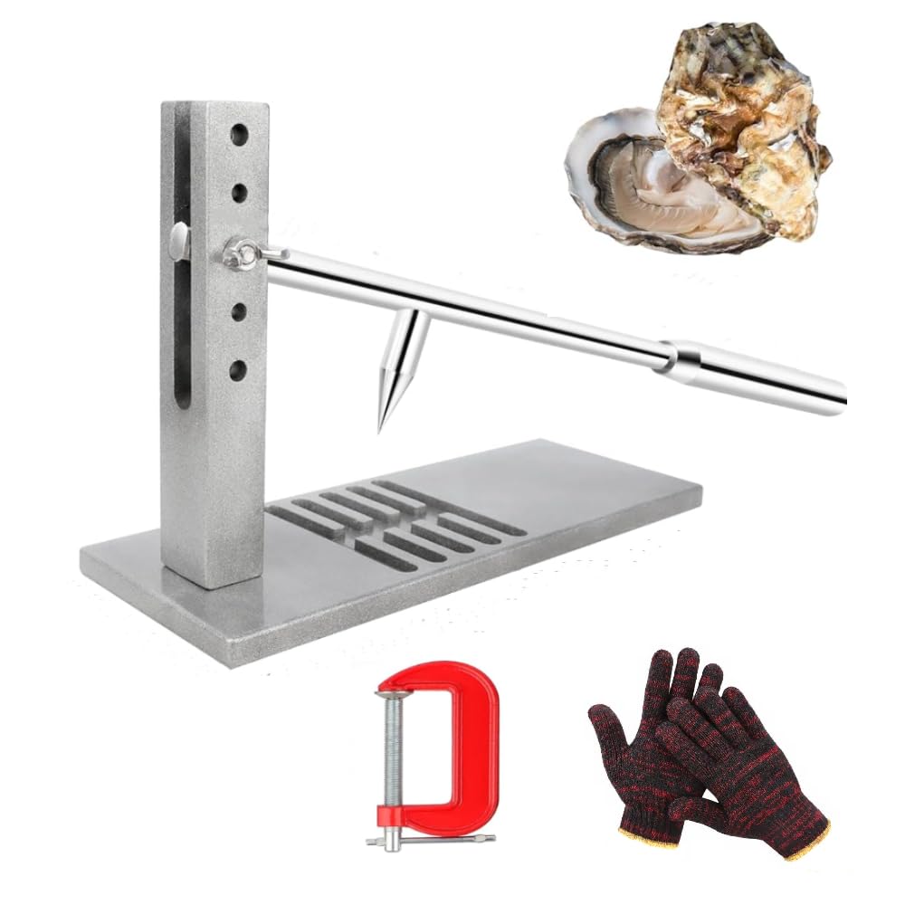 Set di attrezzi per ostriche Shucker Portatile Sgusciare Ostriche Strumento Macchina per Aprire Ostriche Strumenti di Shucking del Pesce per l'hotel, Buffet della Famiglia