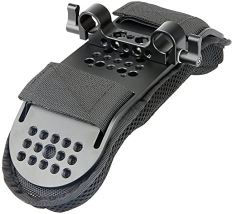 NICEYRIG Steady Shoulder Mount / Shoulder Pad for Video Camcorder Camera DV/DC Support System DSLR Rig (15mm Railblock)